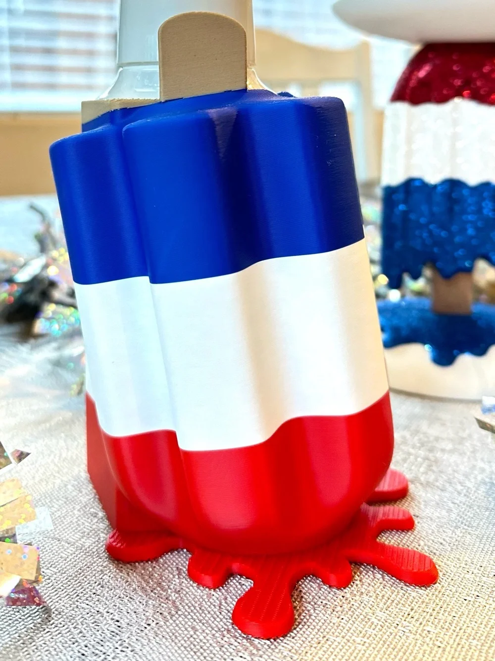 Patriotic Rocket Pop Popsicle Foaming Soap Holder for Bath & Body Works Bottle